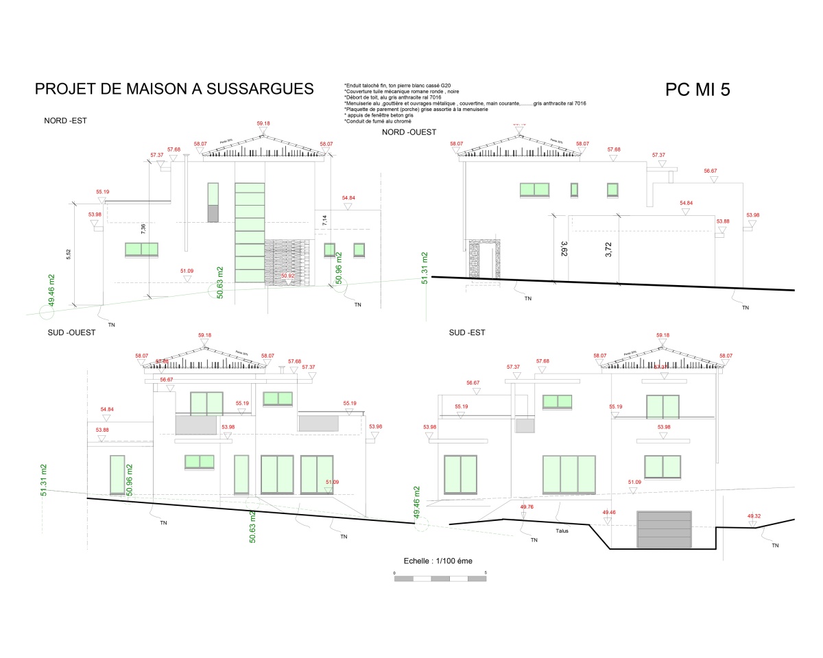 CONSTRUCTION D'UNE MAISON : PC MI 5    29072019