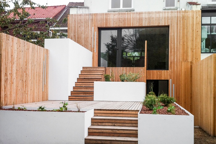FENÊTRE SUR JARDIN, Réhabilitation et extension d'une maison de ville, aménagement d'une terrasse et des espaces extérieurs à Marcq en Baroeul : image_projet_mini_77807