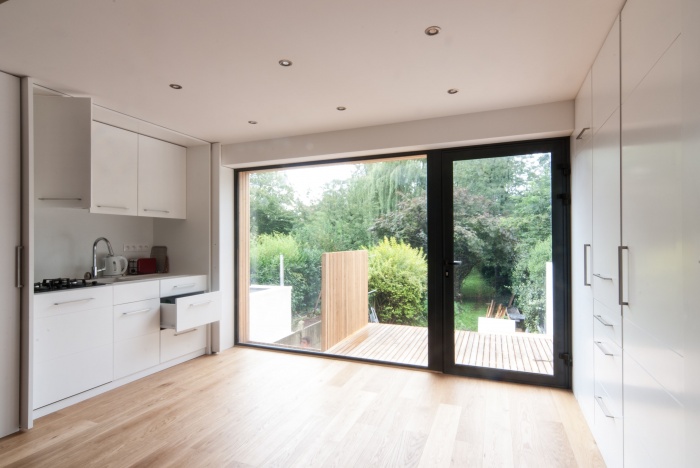 FENÊTRE SUR JARDIN, Réhabilitation et extension d'une maison de ville, aménagement d'une terrasse et des espaces extérieurs à Marcq en Baroeul : 20140819_Rosset_027